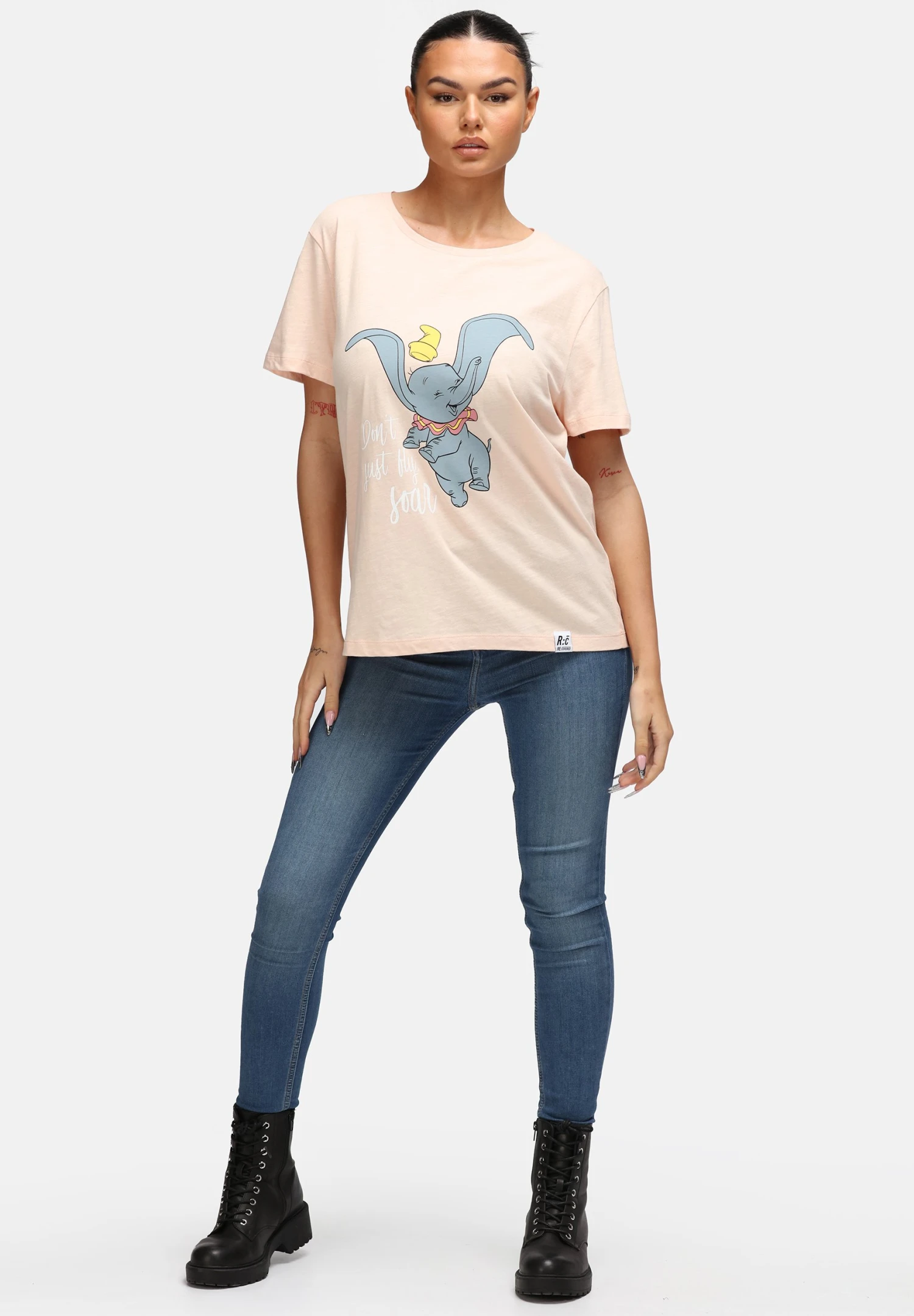 Disney Dumbo Don'T Just Soar - Camiseta Estampada - Pink - Imagen 2