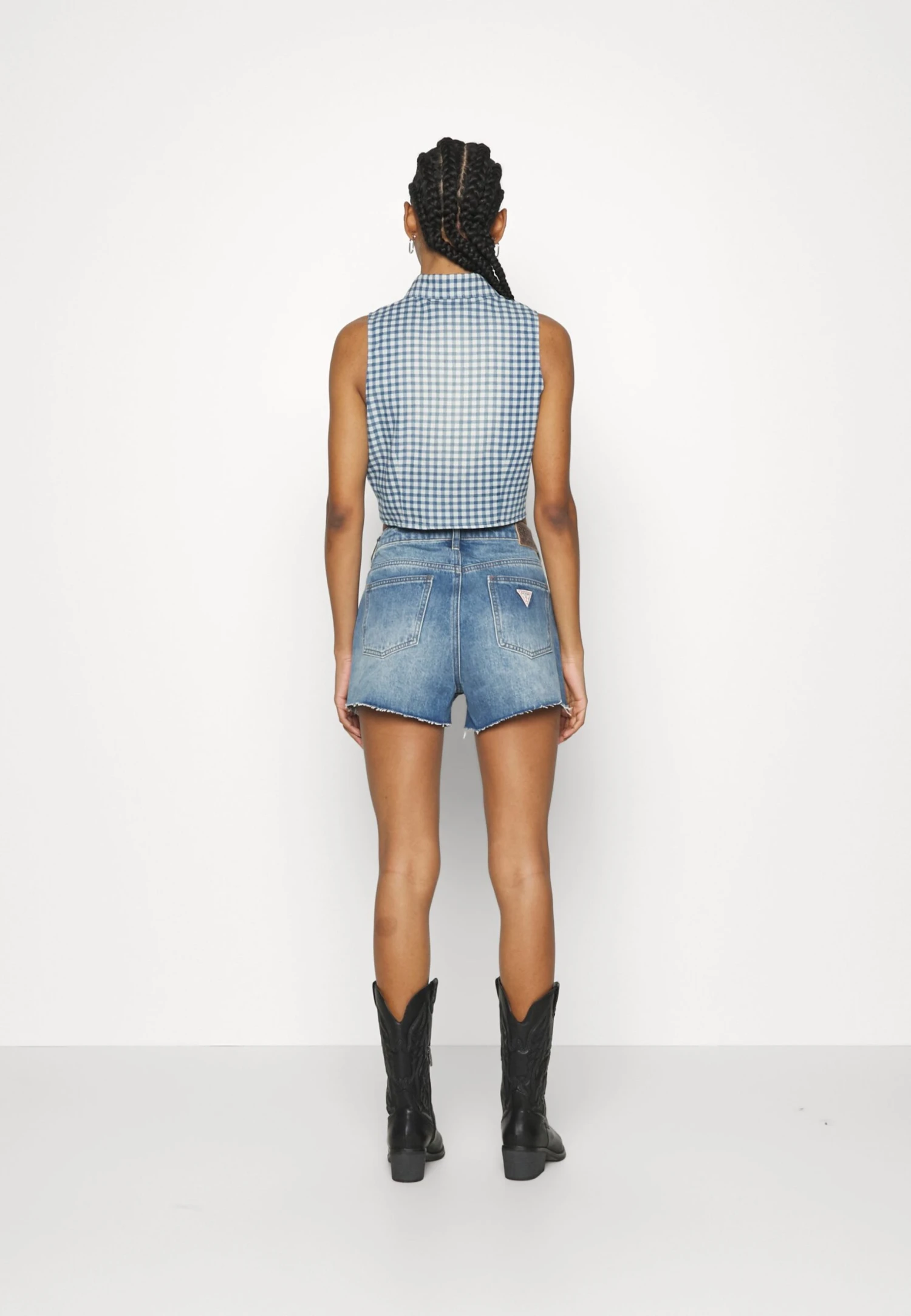 Shorts Vaqueros - Medium Wash - Imagen 3