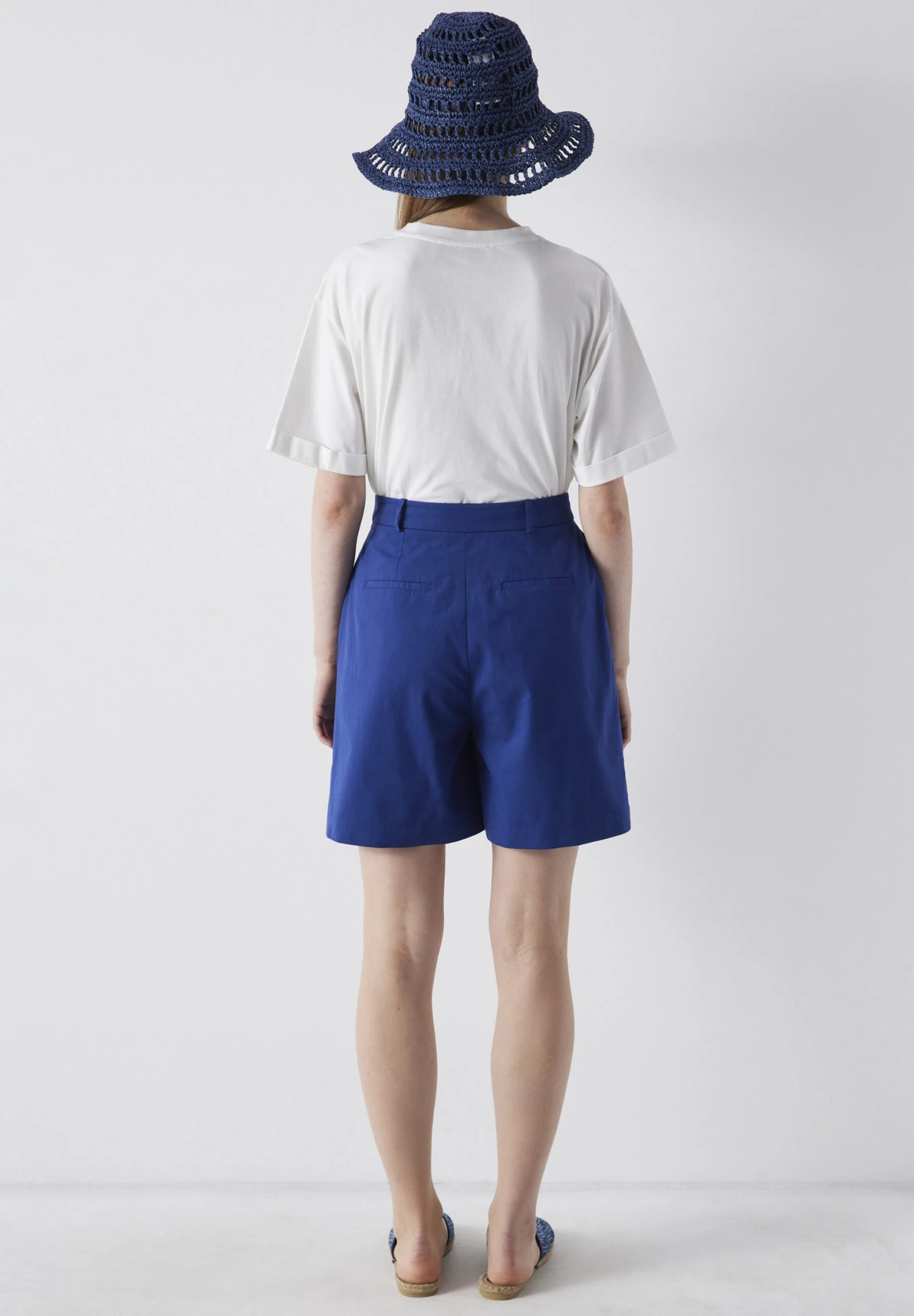 Ipekyol Relaxed Fit- Shorts - Navy - Imagen 3