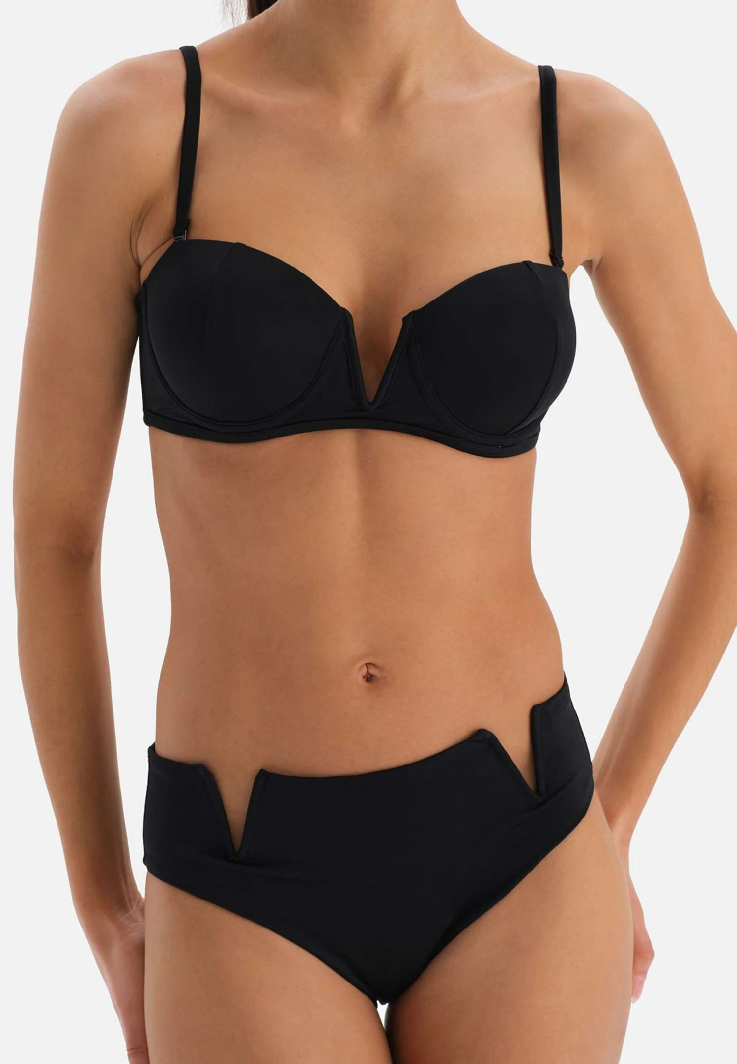 Retro - Top De Bikini - Black - Imagen 5