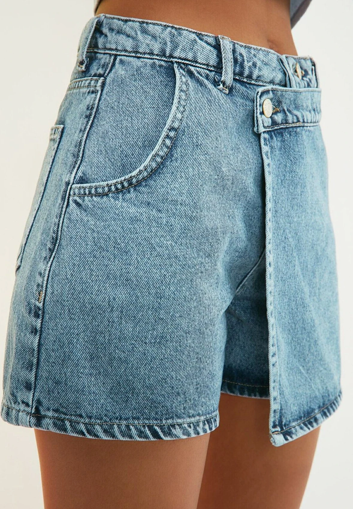 Trendyol Shorts Vaqueros - Blue