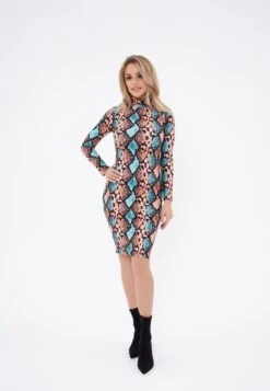 Vestido De Tubo - Brown