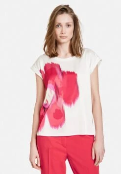 Taifun Mit Front - Blusa - Offwhite Gemustert