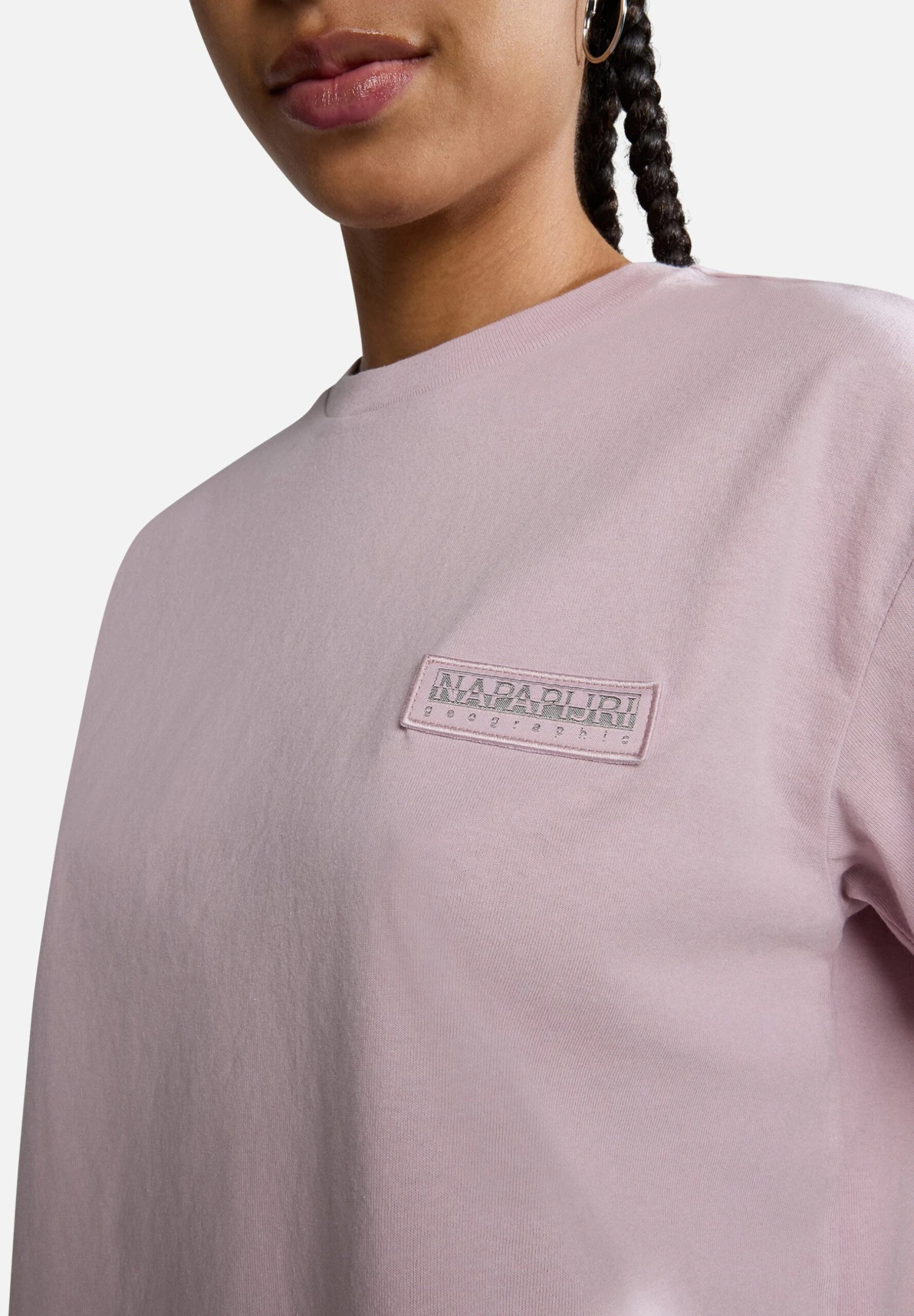 Napapijri S-Morgex W - Camiseta Básica - Lilac Keep P - Imagen 4