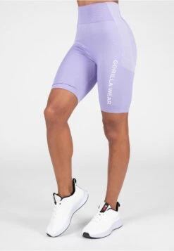Gorilla Wear Selah Seamless Cycling - Shorts - Lilac