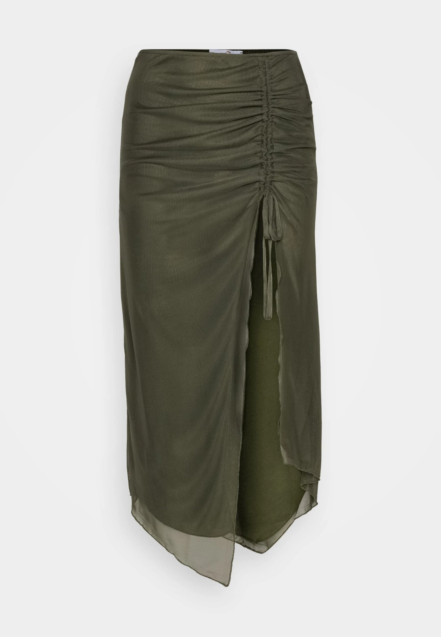 Wal G Roro Midi Skirt - Falda De Tubo - Khaki Green - Imagen 5