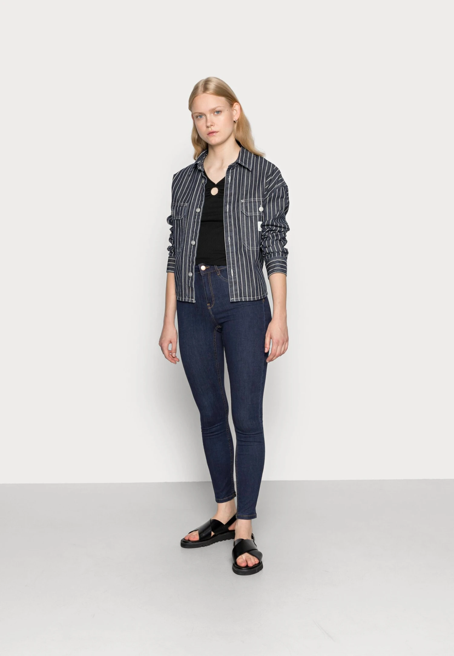 Gina Tricot Molly - Vaqueros Pitillo - Rinsed Denim - Imagen 2
