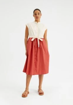 Compania Fantastica Vestido Camisero - Brown