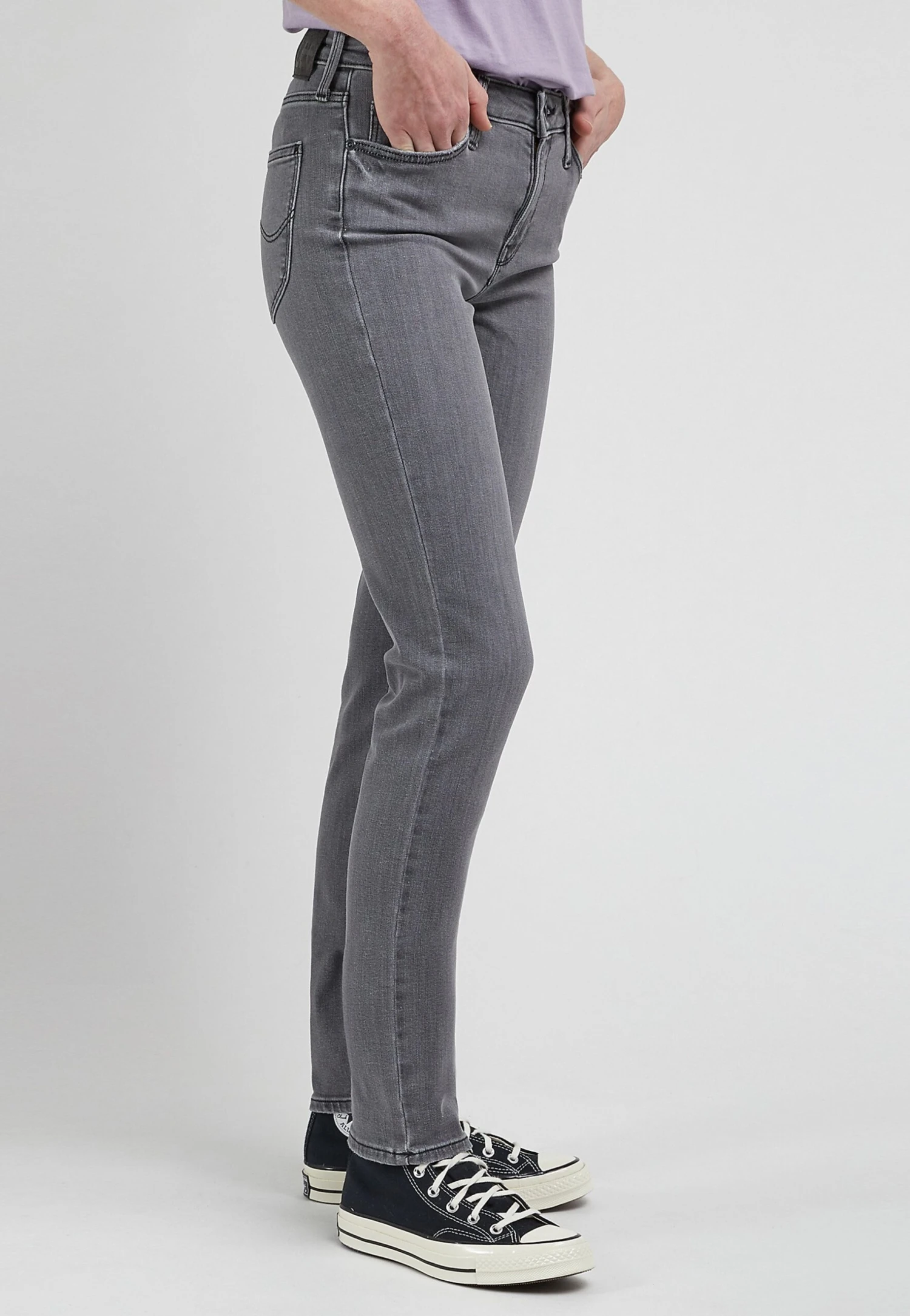 Lee Elly - Vaqueros Slim Fit - Regal Grey - Imagen 4