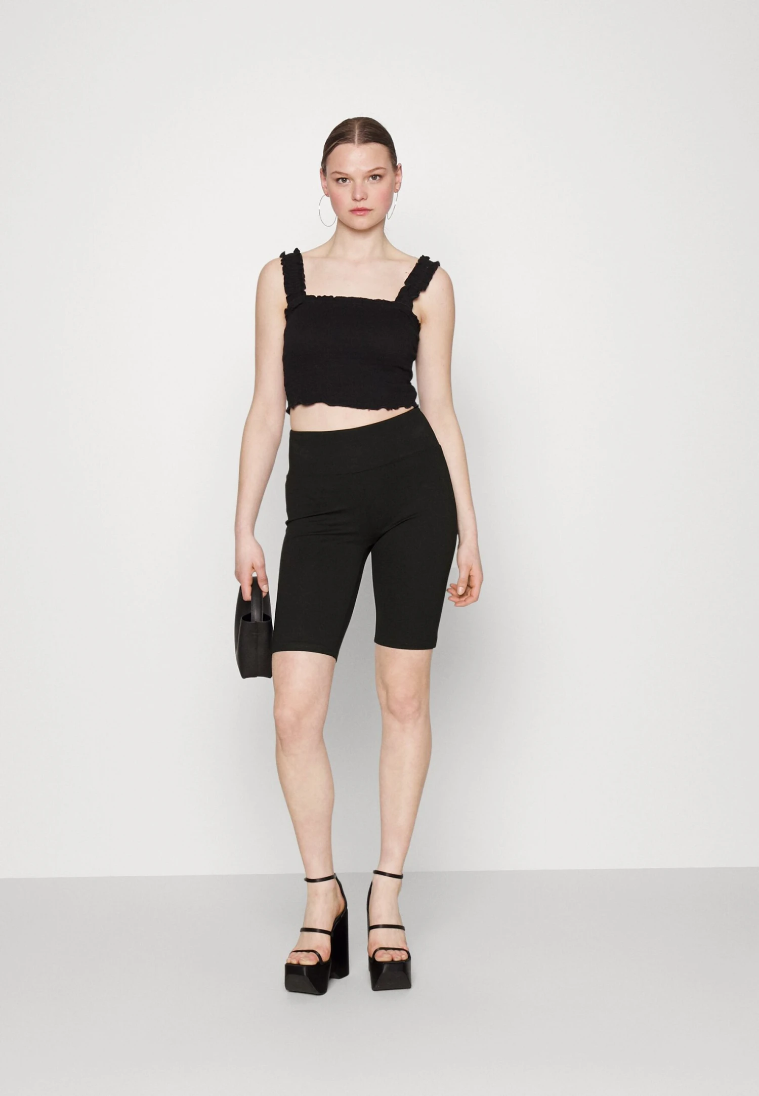 Yasazzurro Biker Shorts- Shorts - Black - Imagen 2