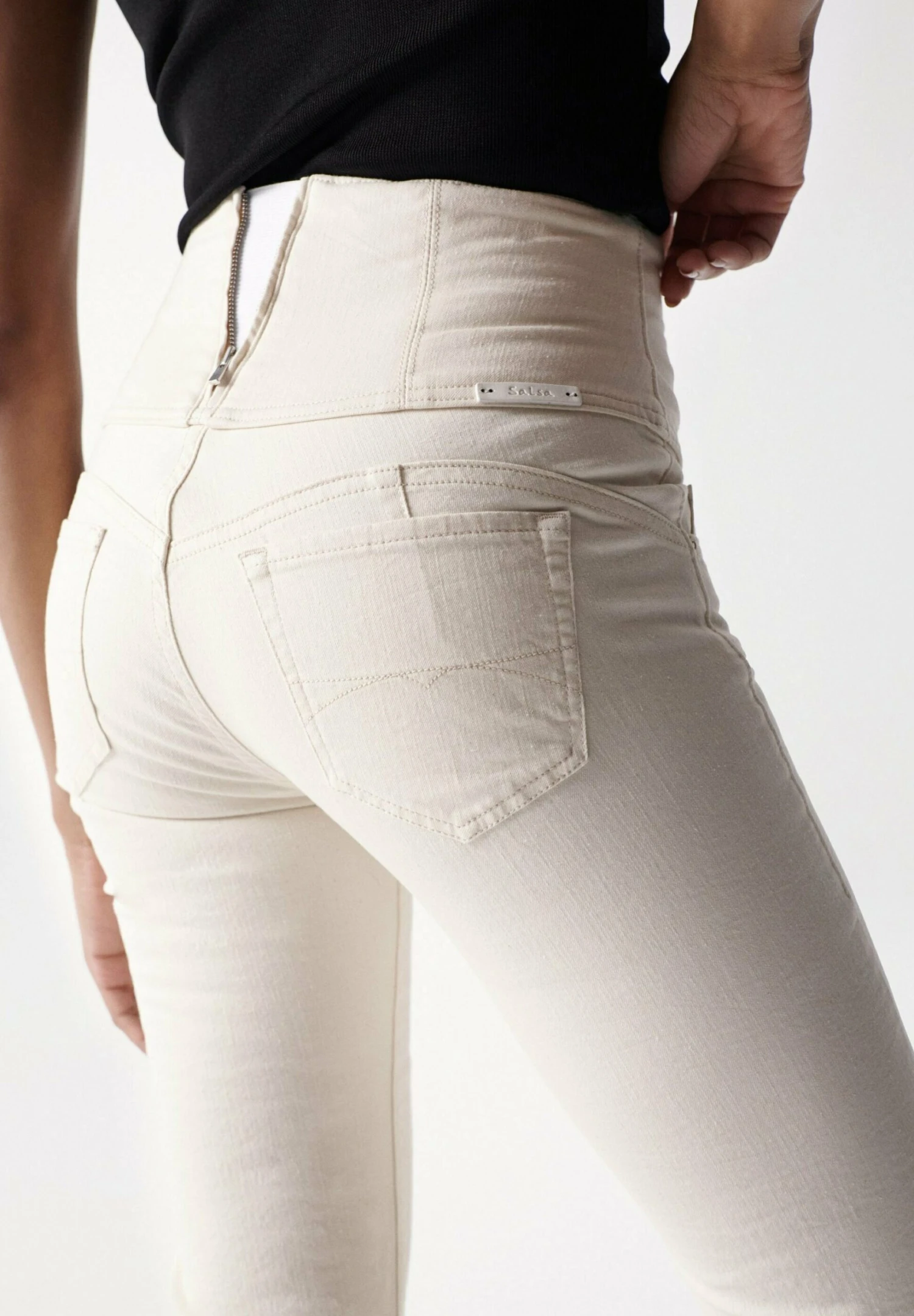 Diva Slimming Flare - Vaqueros Bootcut - Perle_010 - Imagen 4