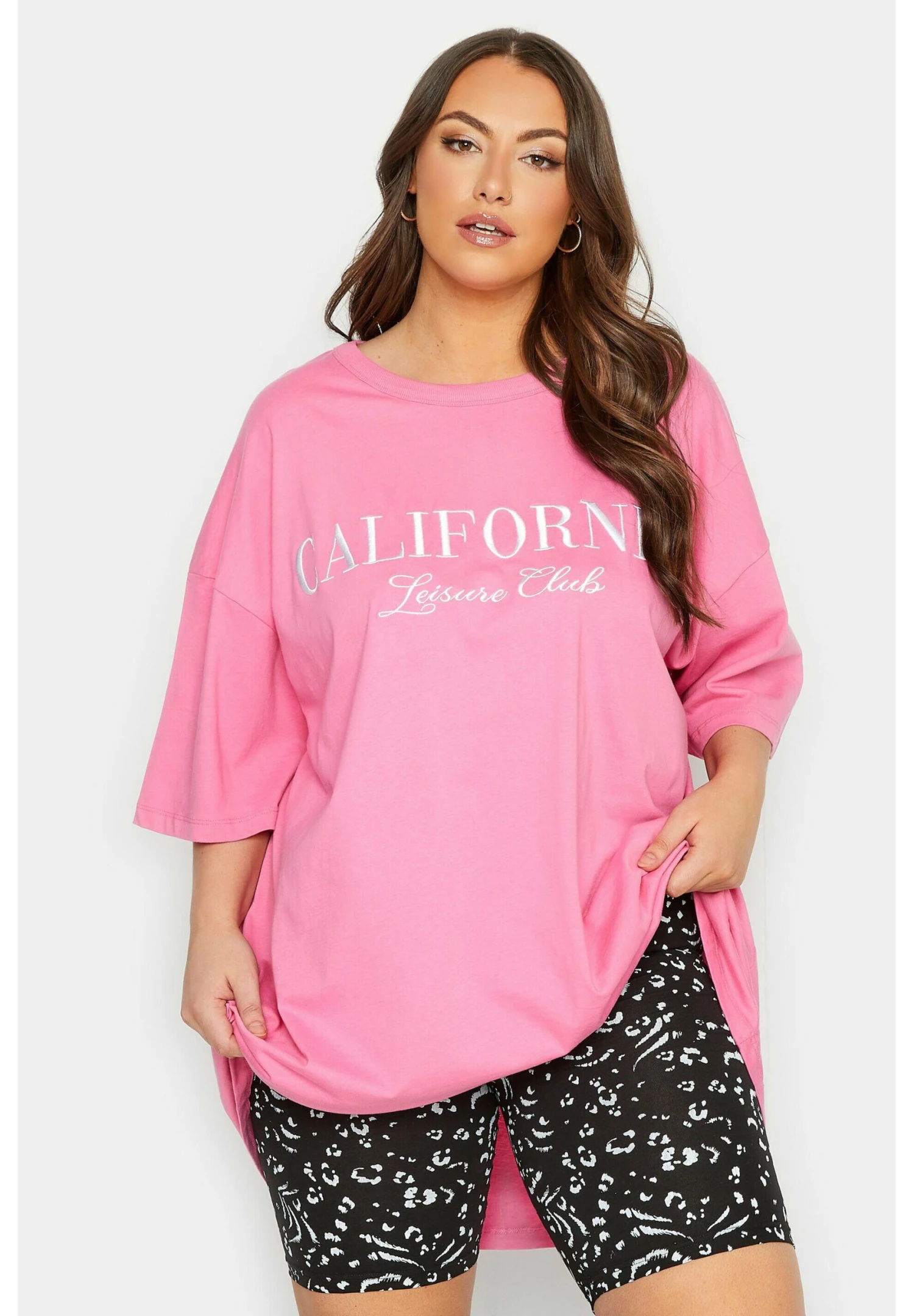 Leopard Print- Shorts - Black