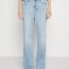 DKNY Straight Wide Leg - Vaqueros Boyfriend - Blue