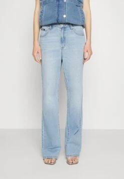 DKNY Straight Wide Leg - Vaqueros Boyfriend - Blue