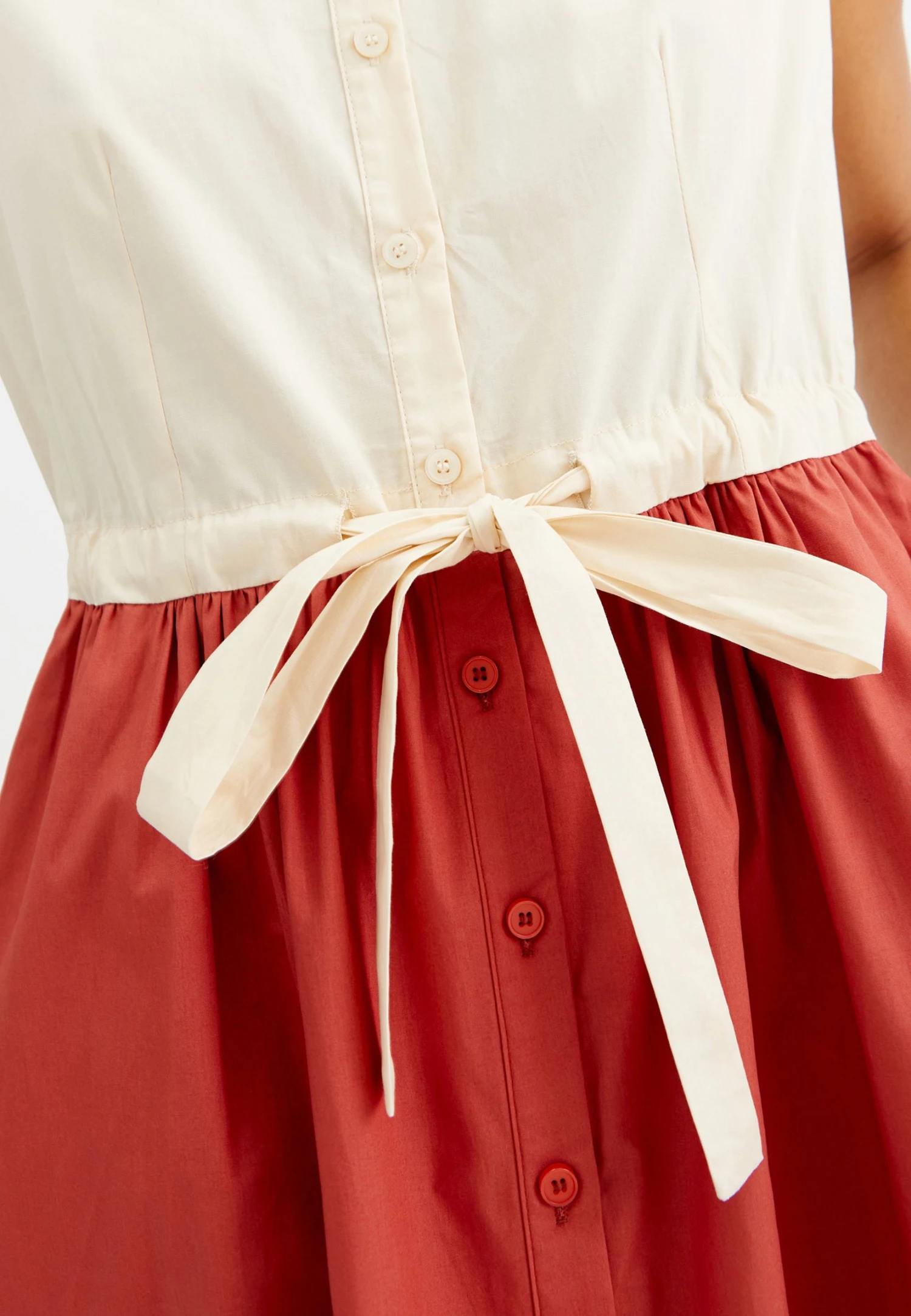 Compania Fantastica Vestido Camisero - Brown - Imagen 3