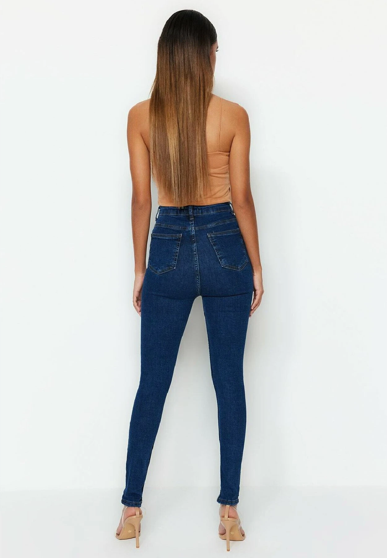 Trendyol Gewoontjes - Vaqueros Pitillo - Blue - Imagen 3