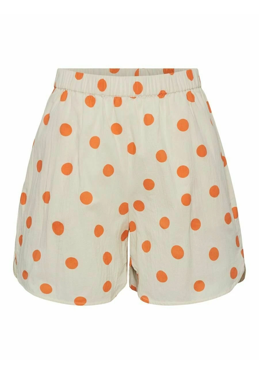 Pieces Højtaljede- Shorts - Cloud Cream - Imagen 5