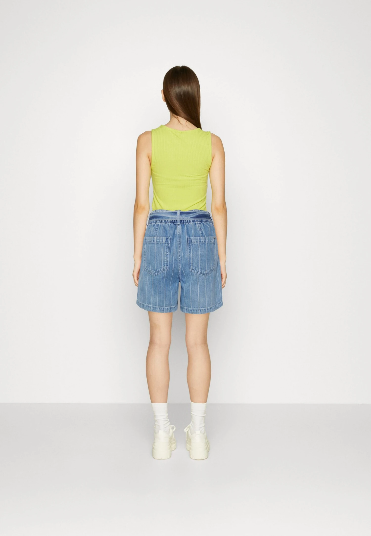 Pepe Jeans Kaylee - Shorts Vaqueros - Blue Denim - Imagen 3