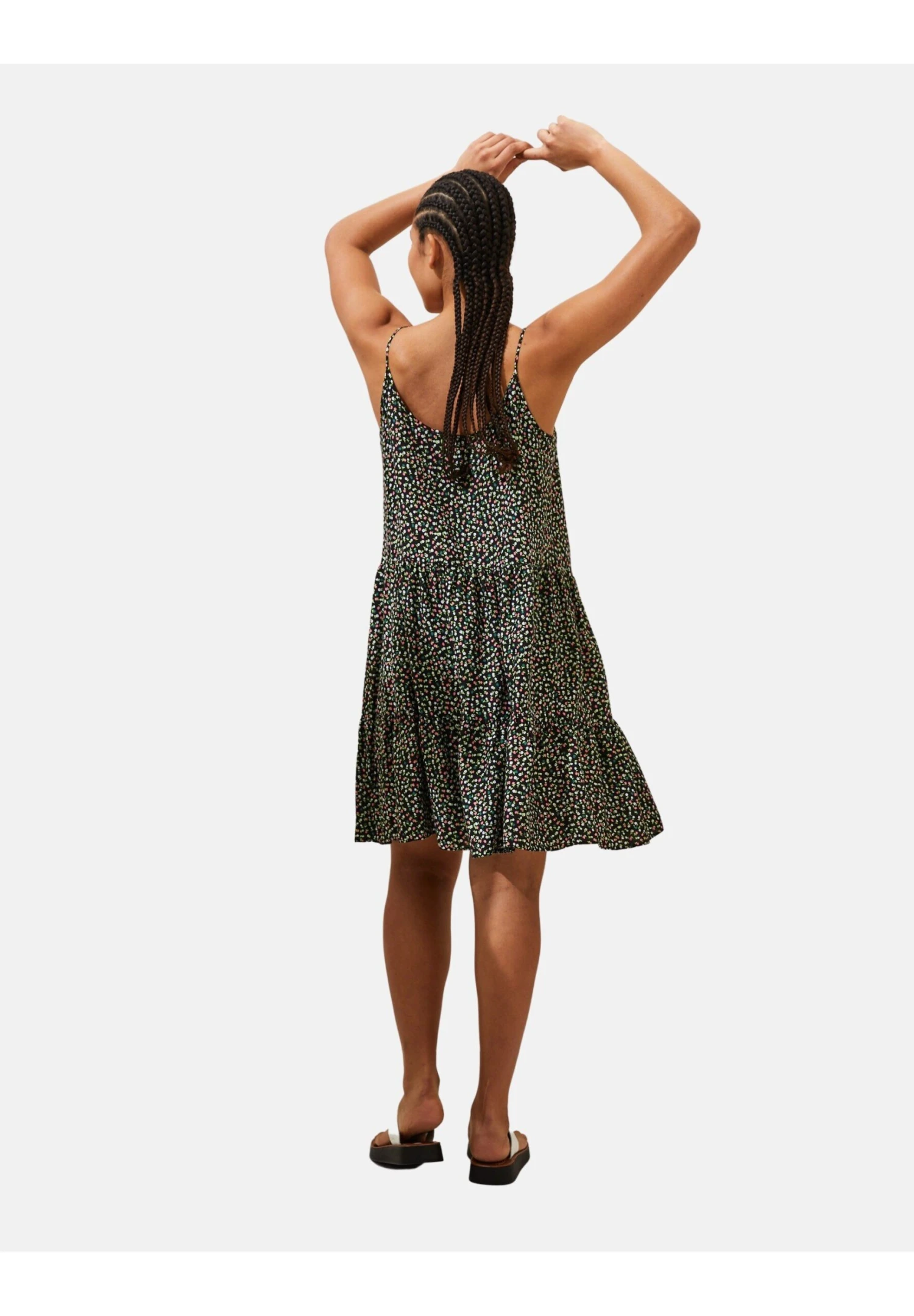 Marks & Spencer 2 Pack Tiered Mini - Vestido Informal - Black Mix - Imagen 4