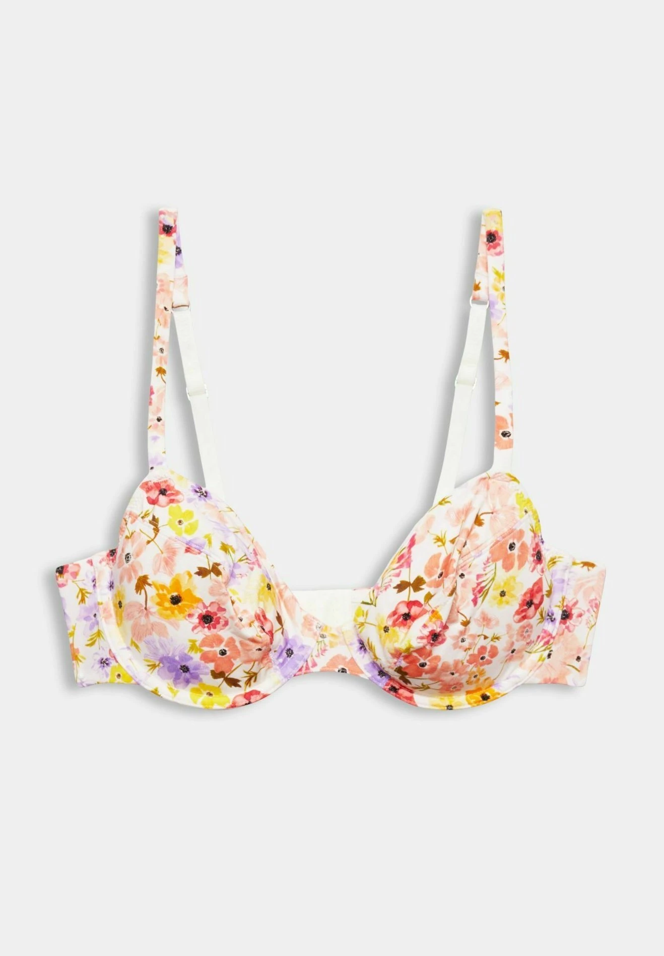 ESPRIT Unwattiertes Mit Bügel-Cups Und Blütenmust - Top De Bikini - Violet - Imagen 5