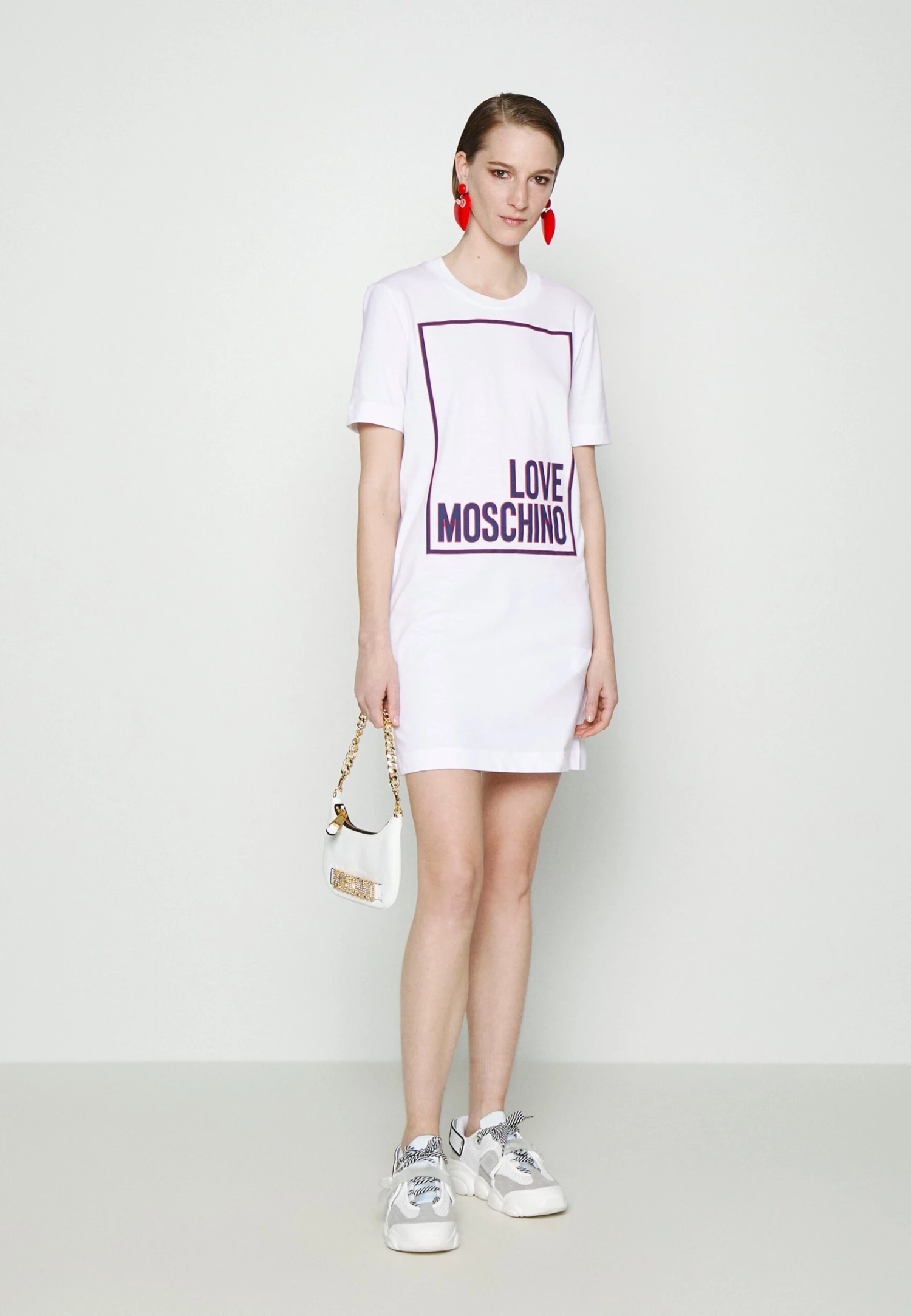 LOVE MOSCHINO Vestido Ligero - White - Imagen 2