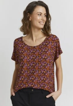 Fransa Frfedot- Camiseta Estampada - Rose Of Sharon Mix
