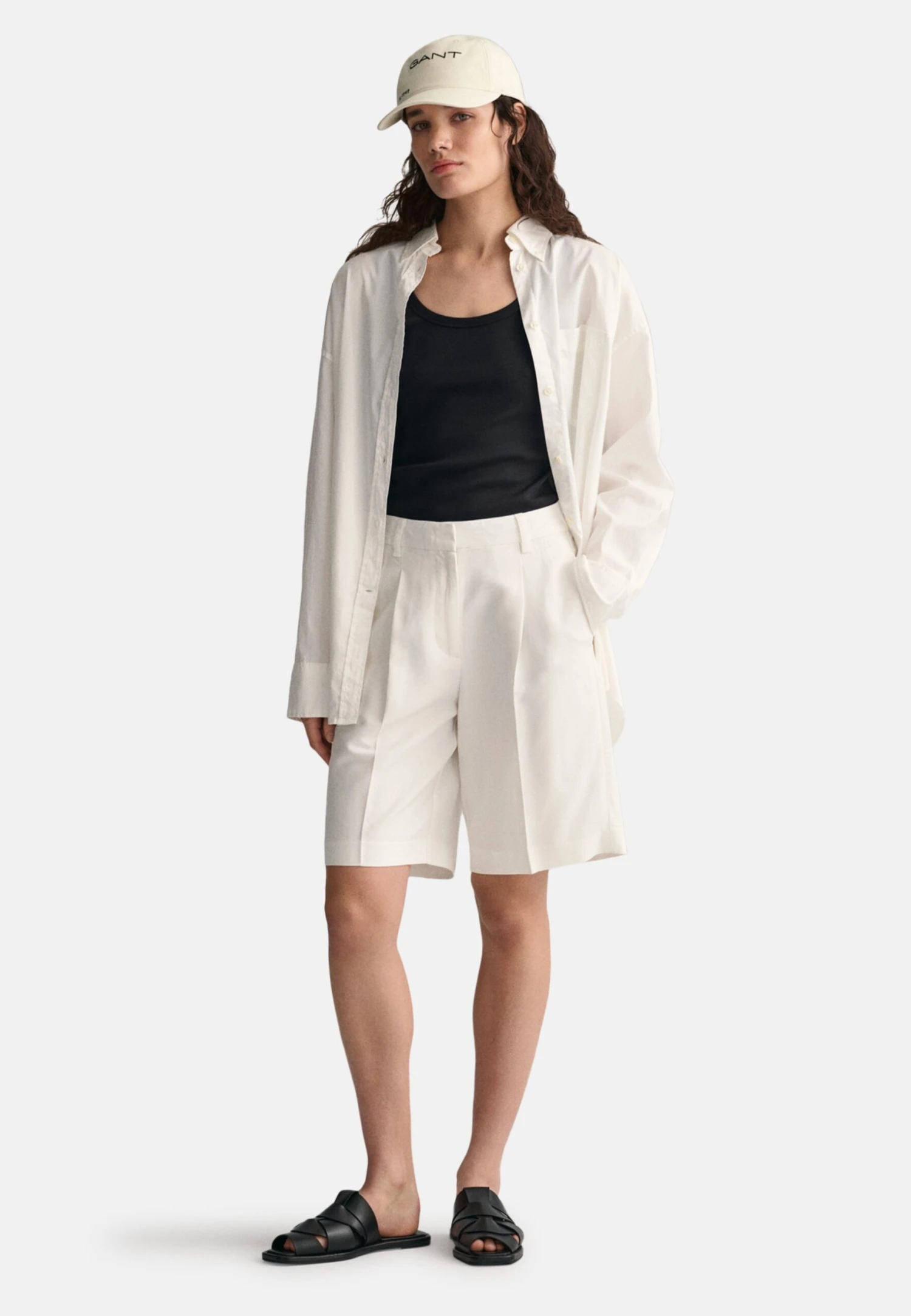 Gant Relaxed Fit - Shorts - White - Imagen 2