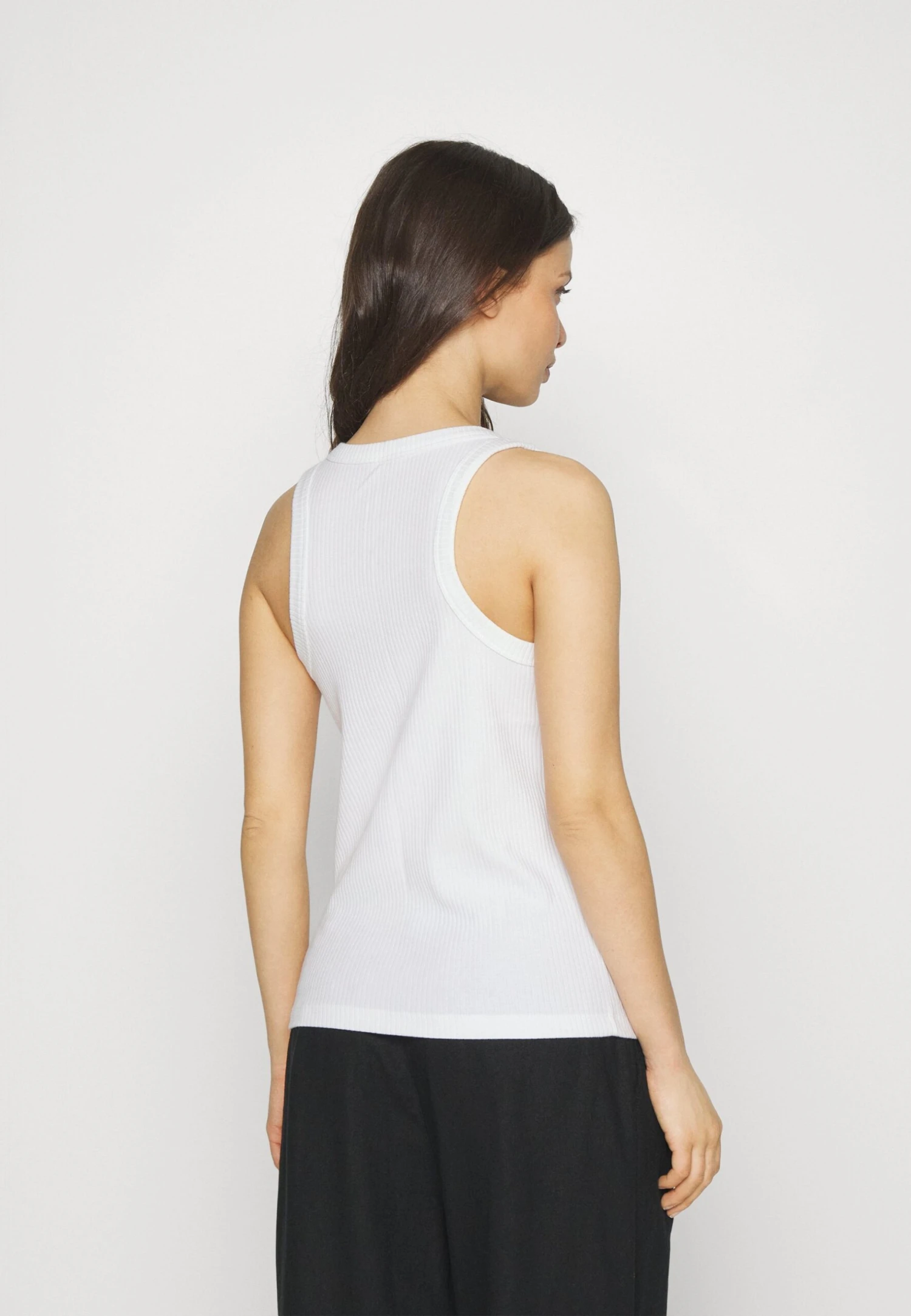 High Neck Tank - Top - White - Imagen 3
