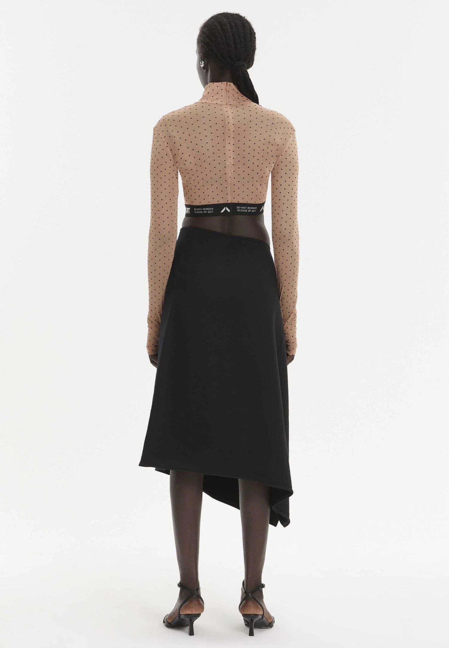 Camiseta De Manga Larga - Beige Dots - Imagen 3