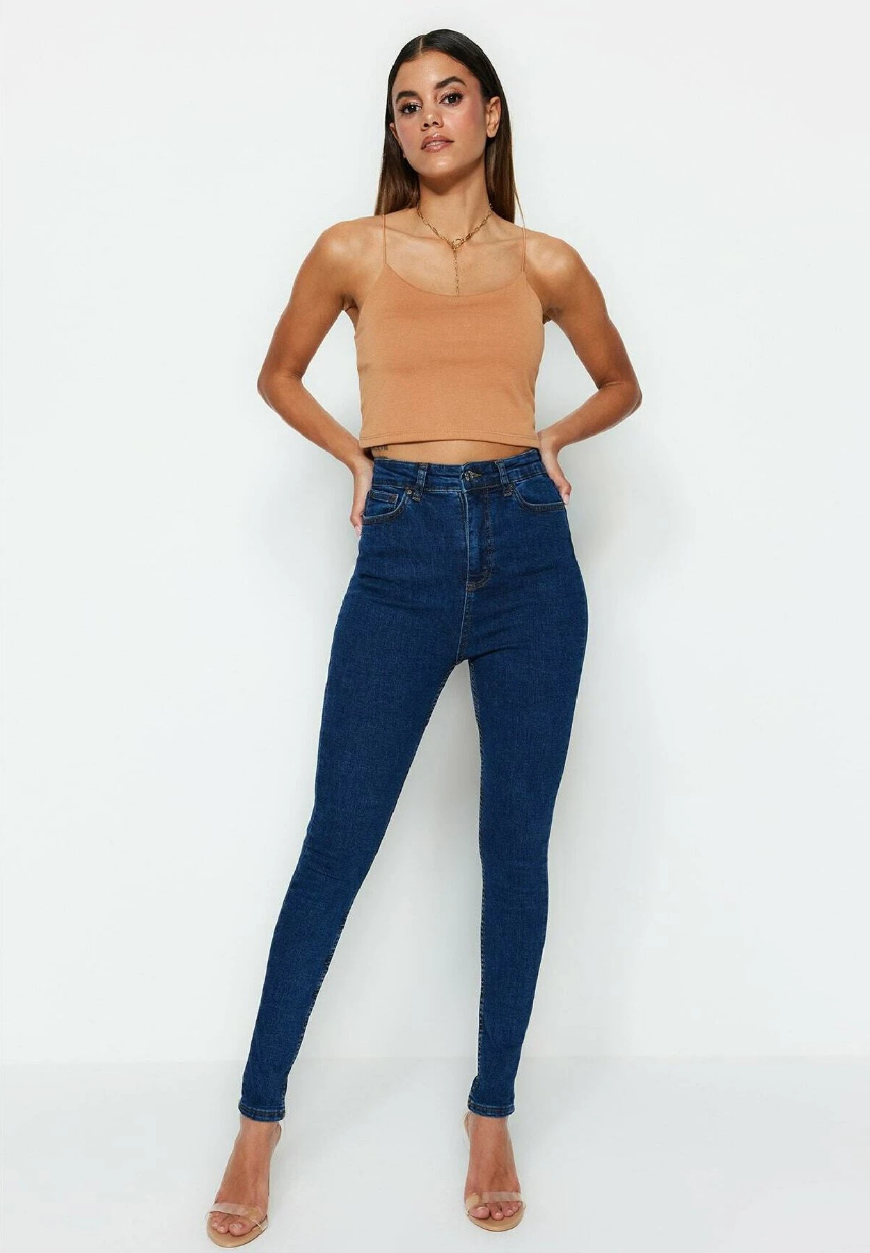 Trendyol Gewoontjes - Vaqueros Pitillo - Blue - Imagen 2