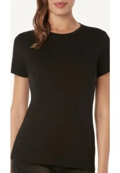 Intimissimi Kurzarm Aus Extrafine Supima - Camiseta Básica - Black