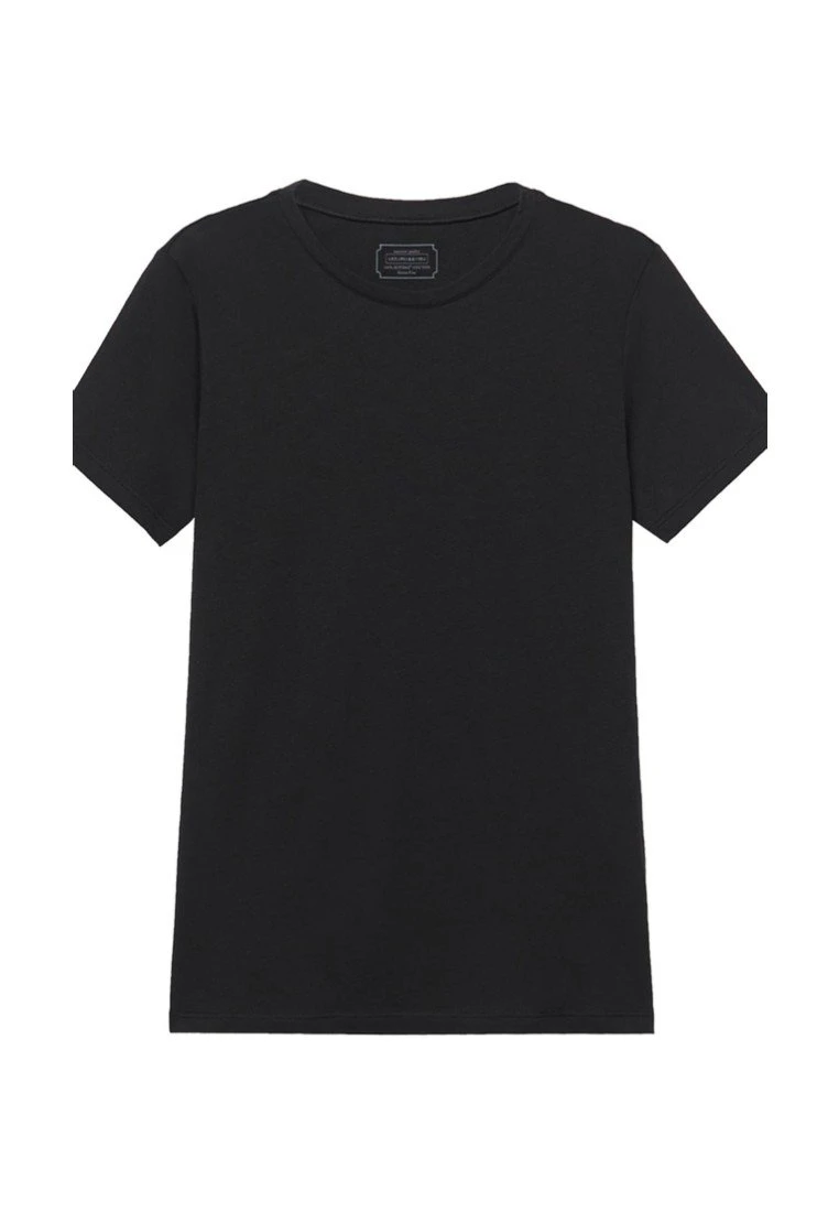 Intimissimi Kurzarm Aus Extrafine Supima - Camiseta Básica - Black - Imagen 3