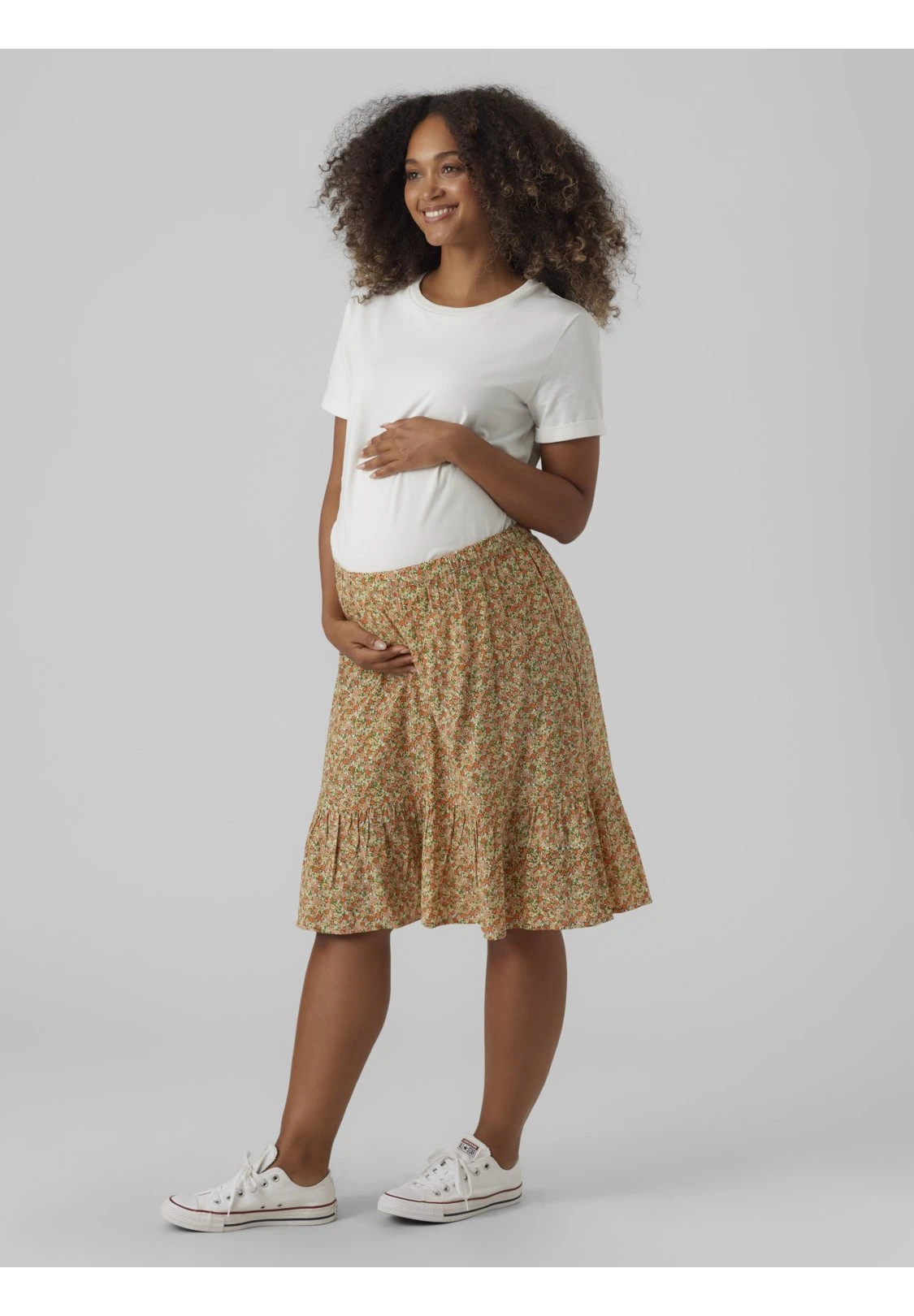 Mamalicious Falda Acampanada - Papaya Punch - Imagen 2