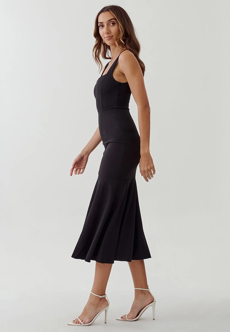 Mylie Midi - Vestido Informal - Black - Imagen 5
