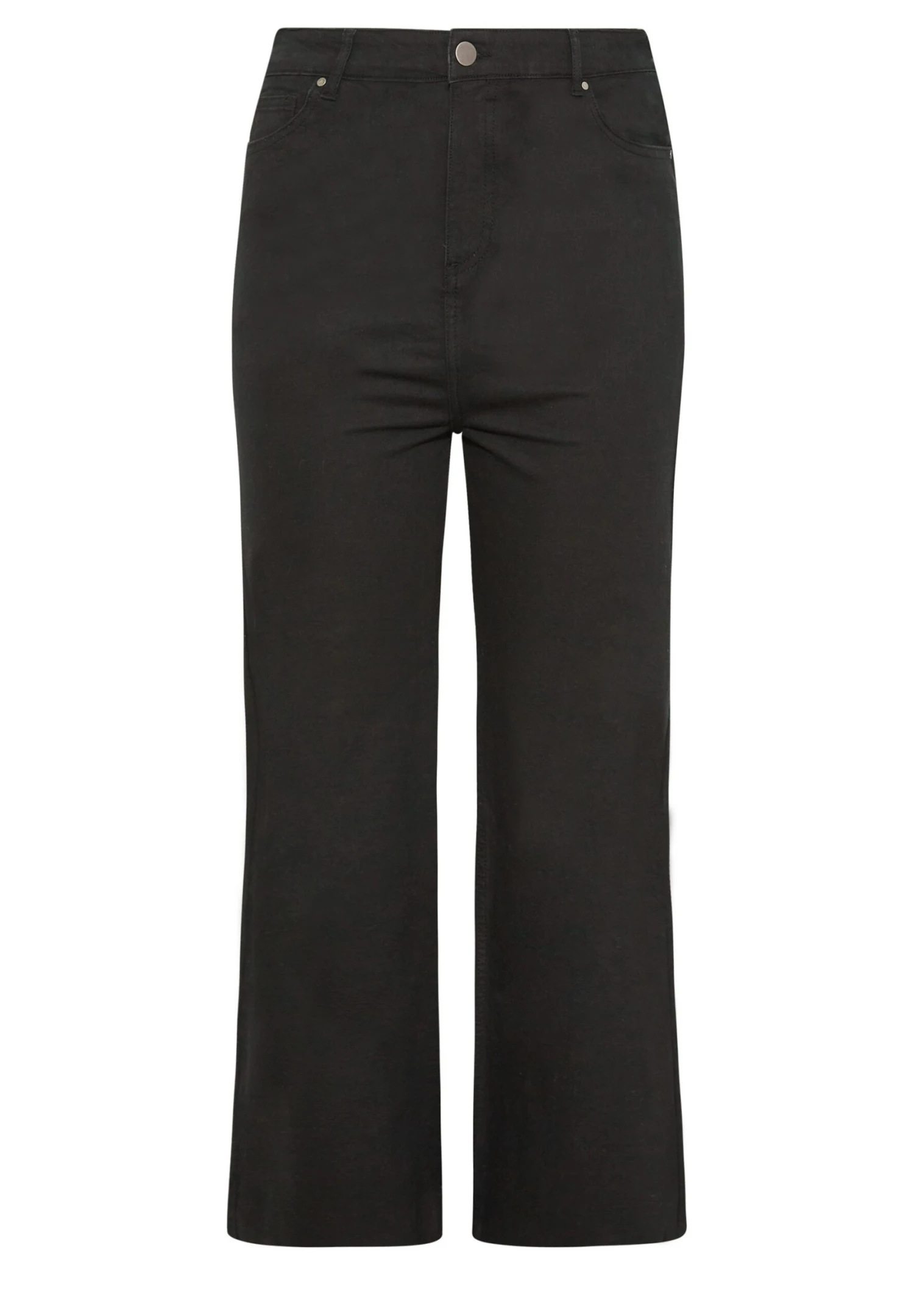 Stretch Wide Leg - Vaqueros A Campana - Black - Imagen 5