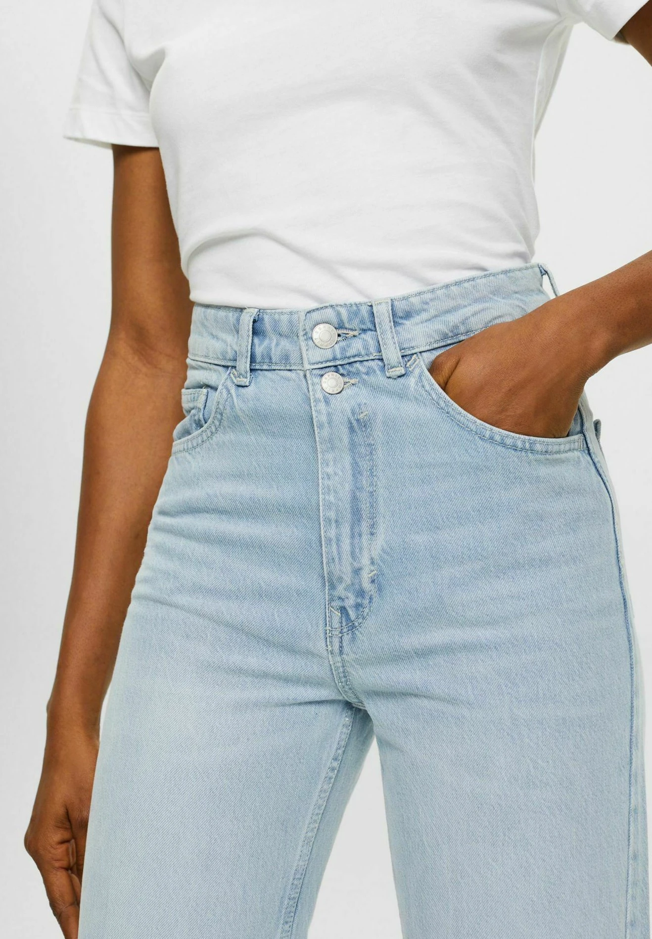 ESPRIT Vaqueros A Campana - Blue Bleached - Imagen 4