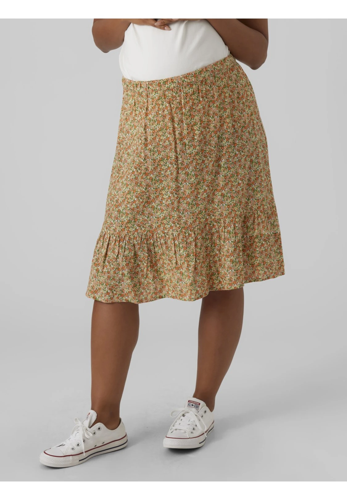 Mamalicious Falda Acampanada - Papaya Punch