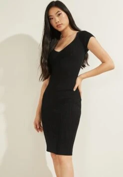 Guess Vestido De Tubo - Schwarz