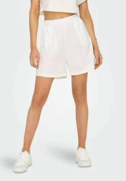 ONLY Einfarbige - Shorts - Cloud Dancer