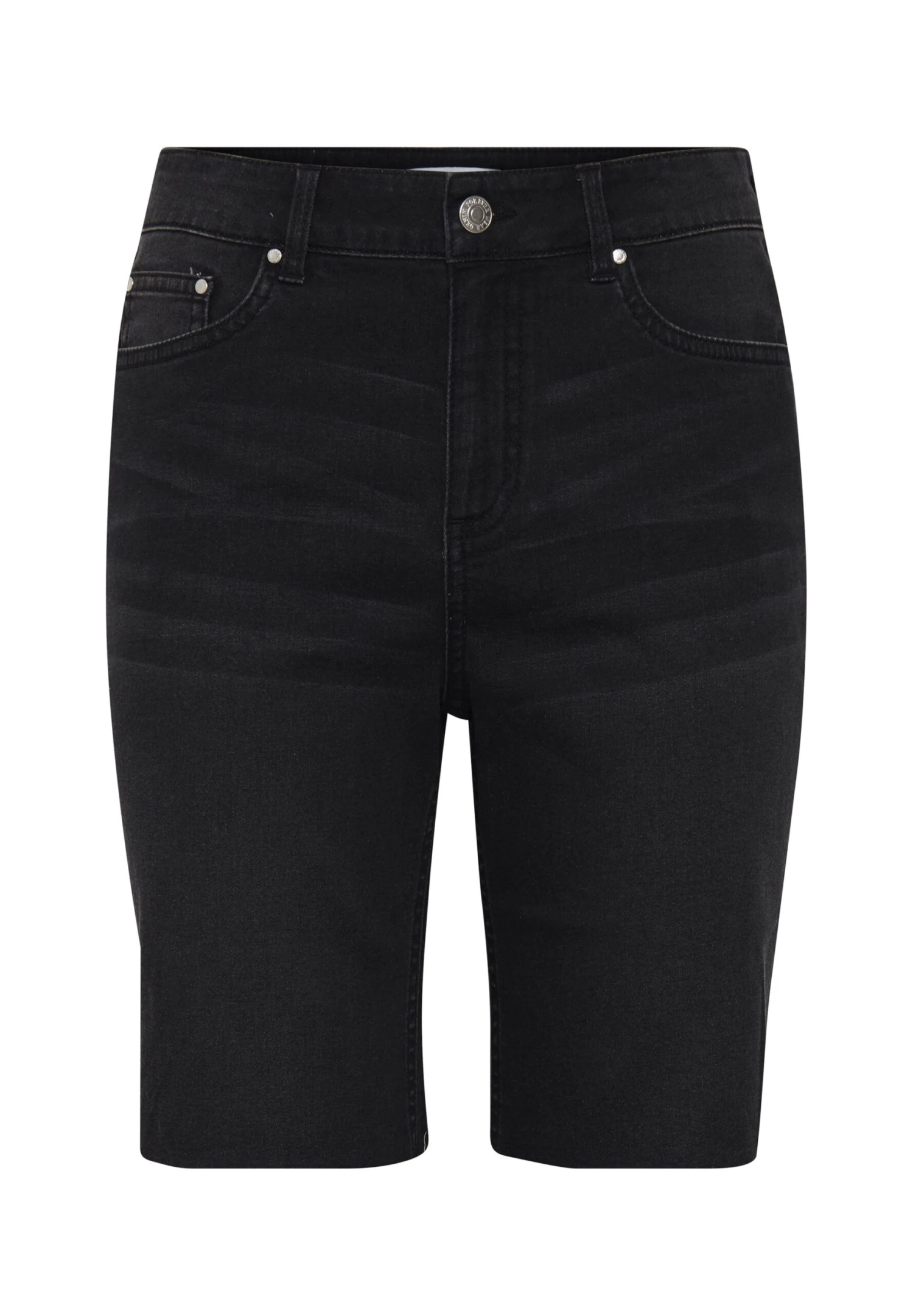 B.young Bylola Bykarise Shorts - Shorts Vaqueros - Black Denim - Imagen 4