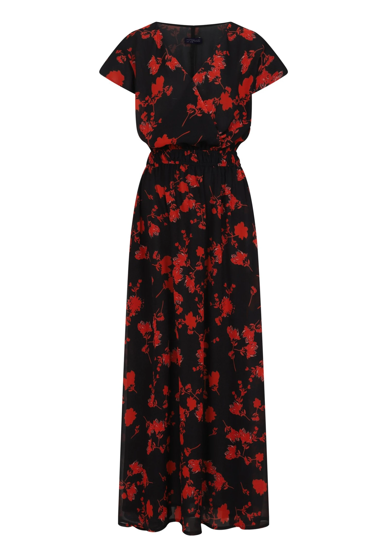 HotSquash Vestido Largo - Black, Red - Imagen 4