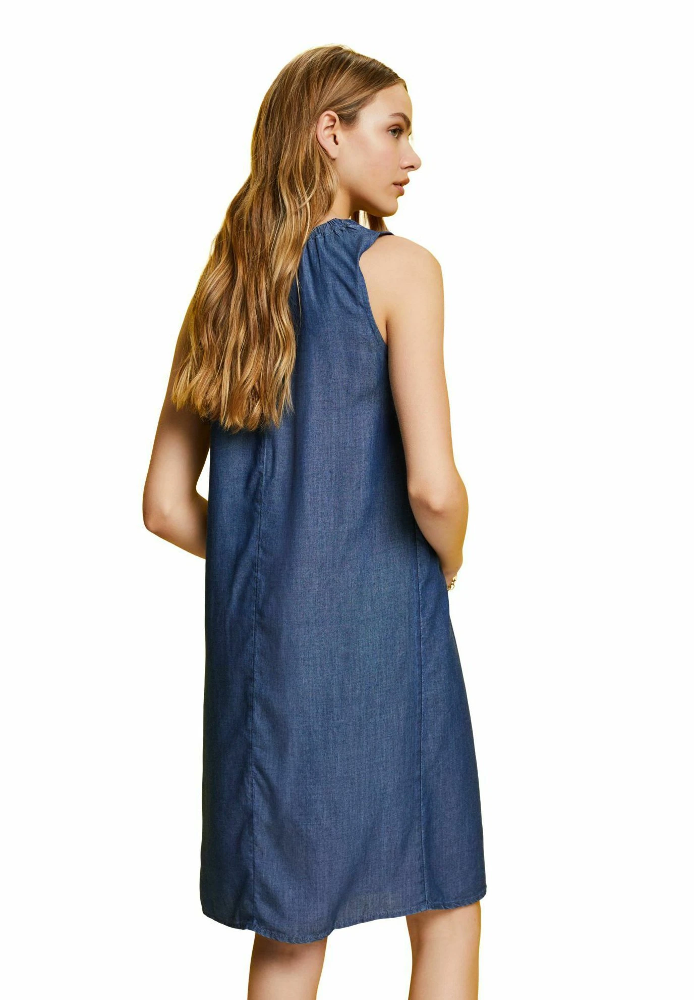 Edc By Esprit Light - Vestido Vaquero - Blue Dark Washed - Imagen 2