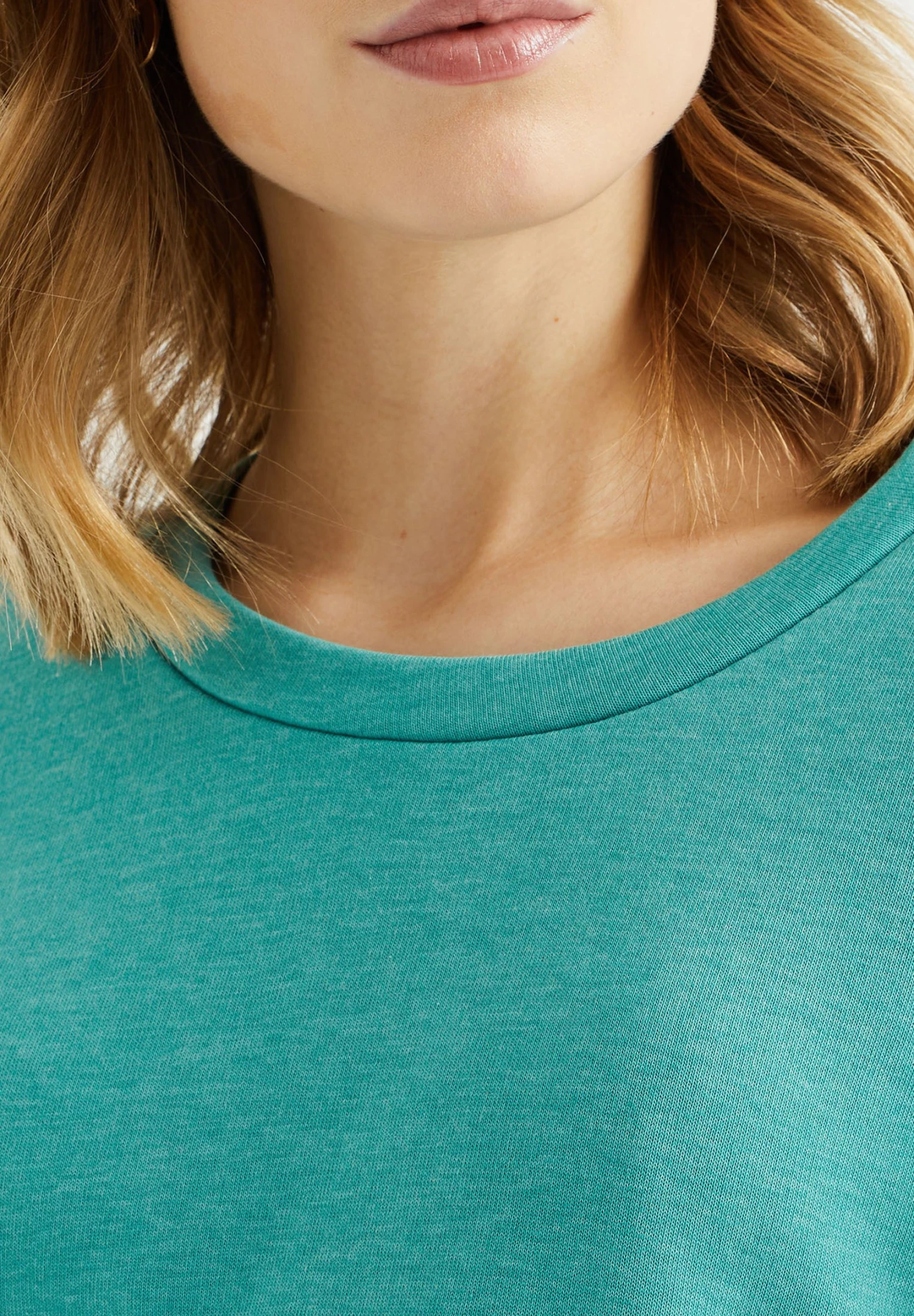 WE FASHION Camiseta Básica - Blue - Imagen 4