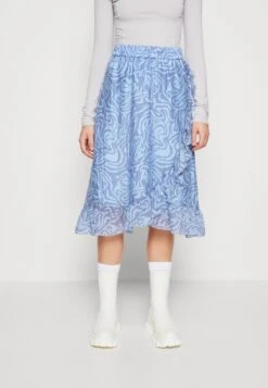 B.young Byhini Skirt - Falda Acampanada - Stonewash Mix