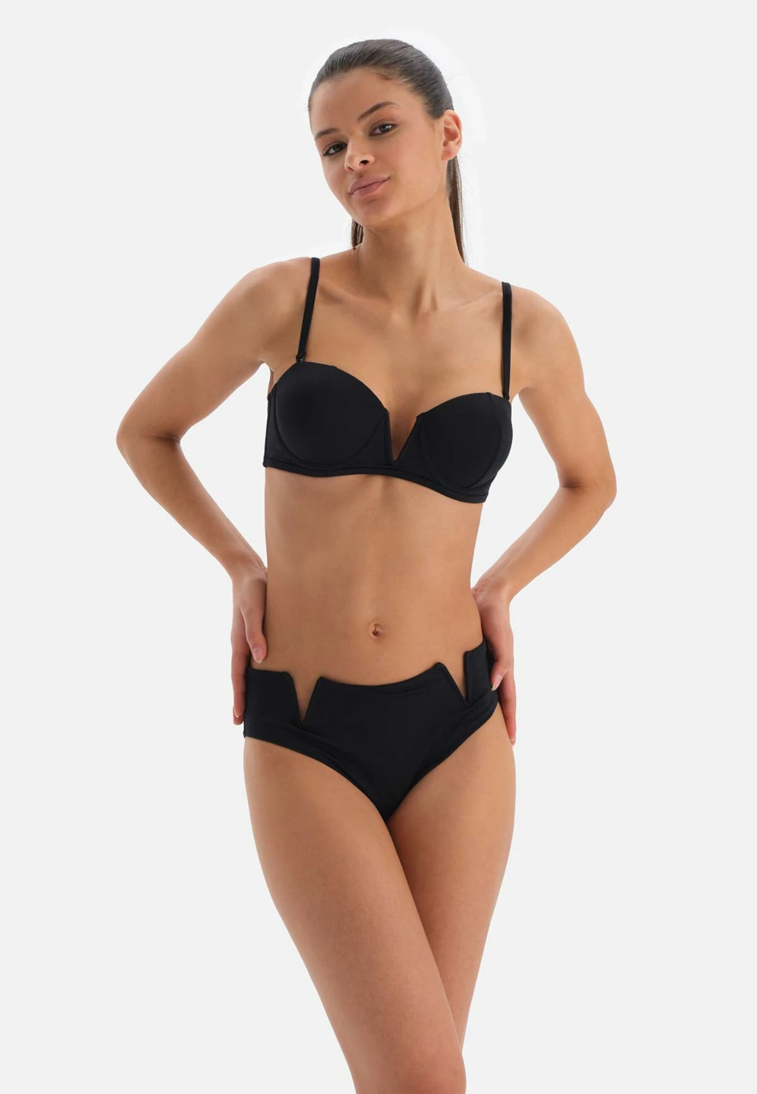 Retro - Top De Bikini - Black - Imagen 2