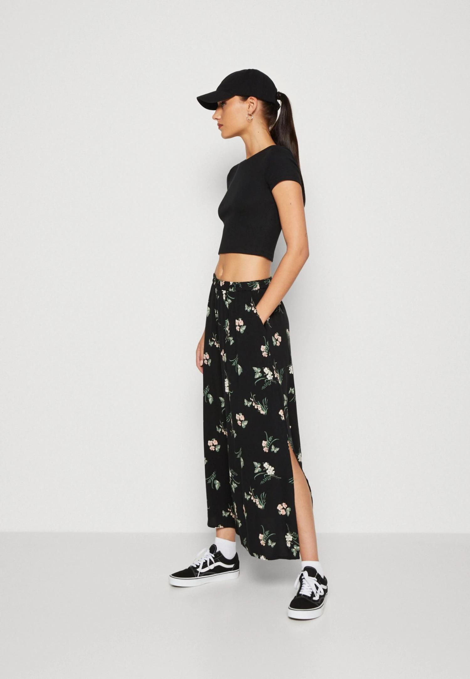 Vero Moda Vmeasy Maxi Skirt - Falda Larga - Black/Ann - Imagen 2
