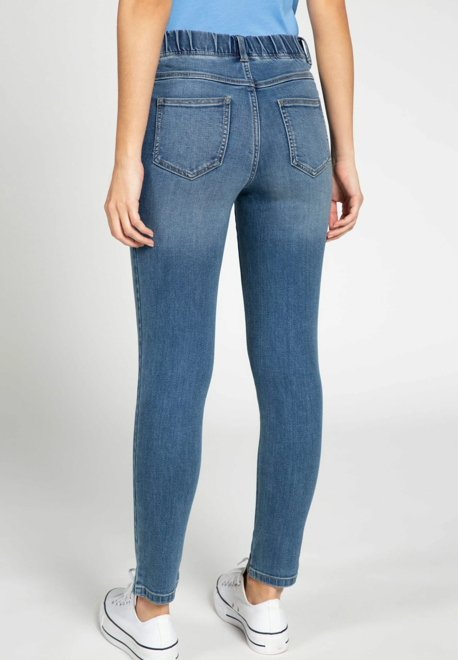 Vaqueros Pitillo - Bleached Denim - Imagen 3