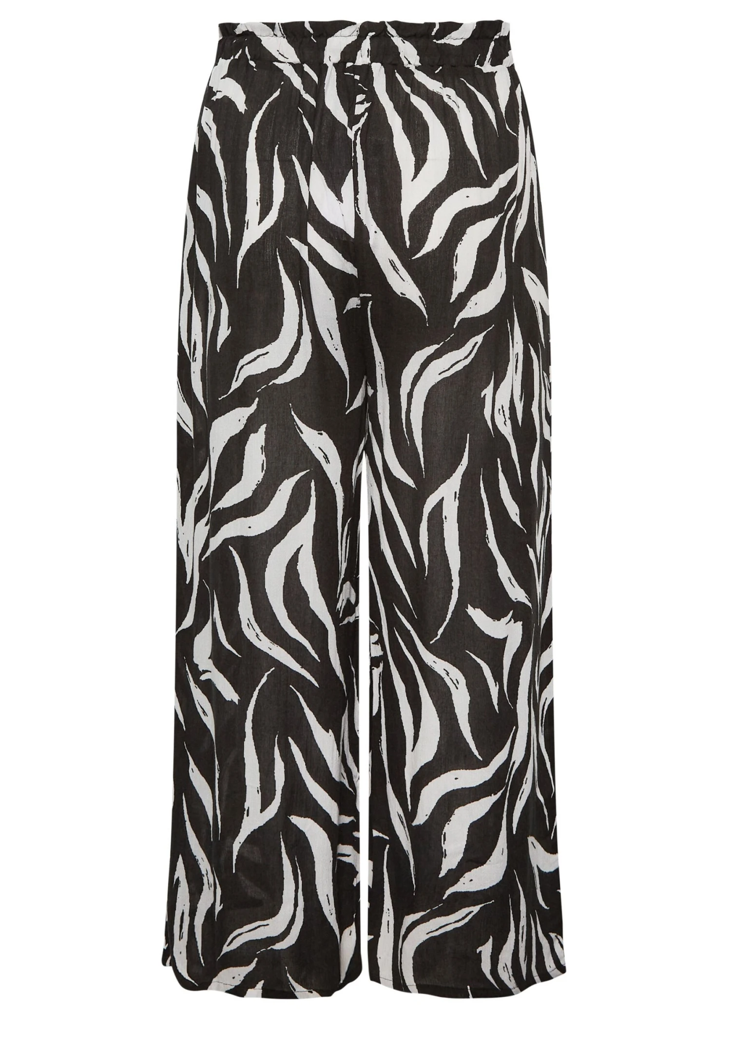 Animal Print Wide Leg- Complementos De Playa - Black - Imagen 4
