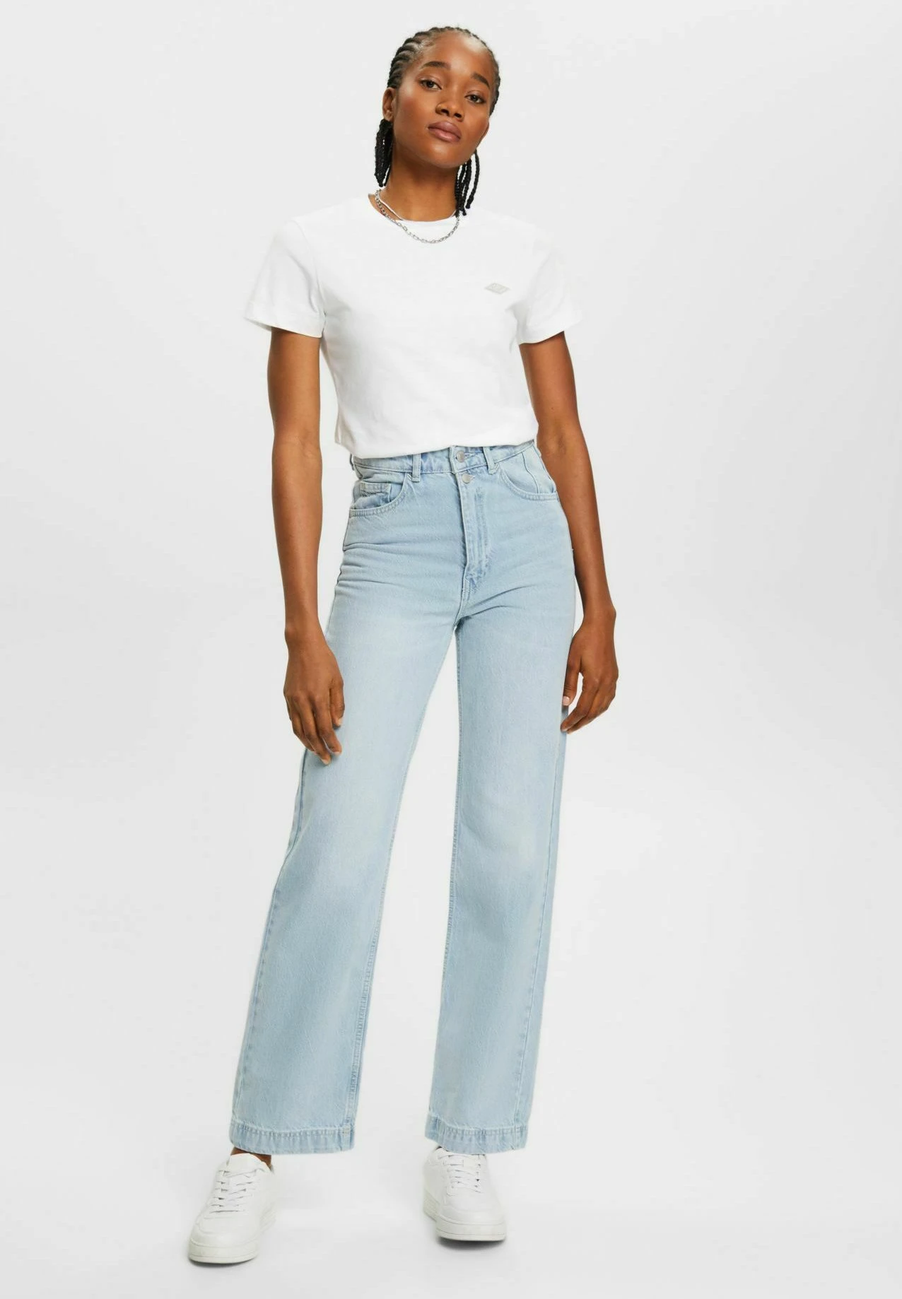 ESPRIT Vaqueros A Campana - Blue Bleached - Imagen 6