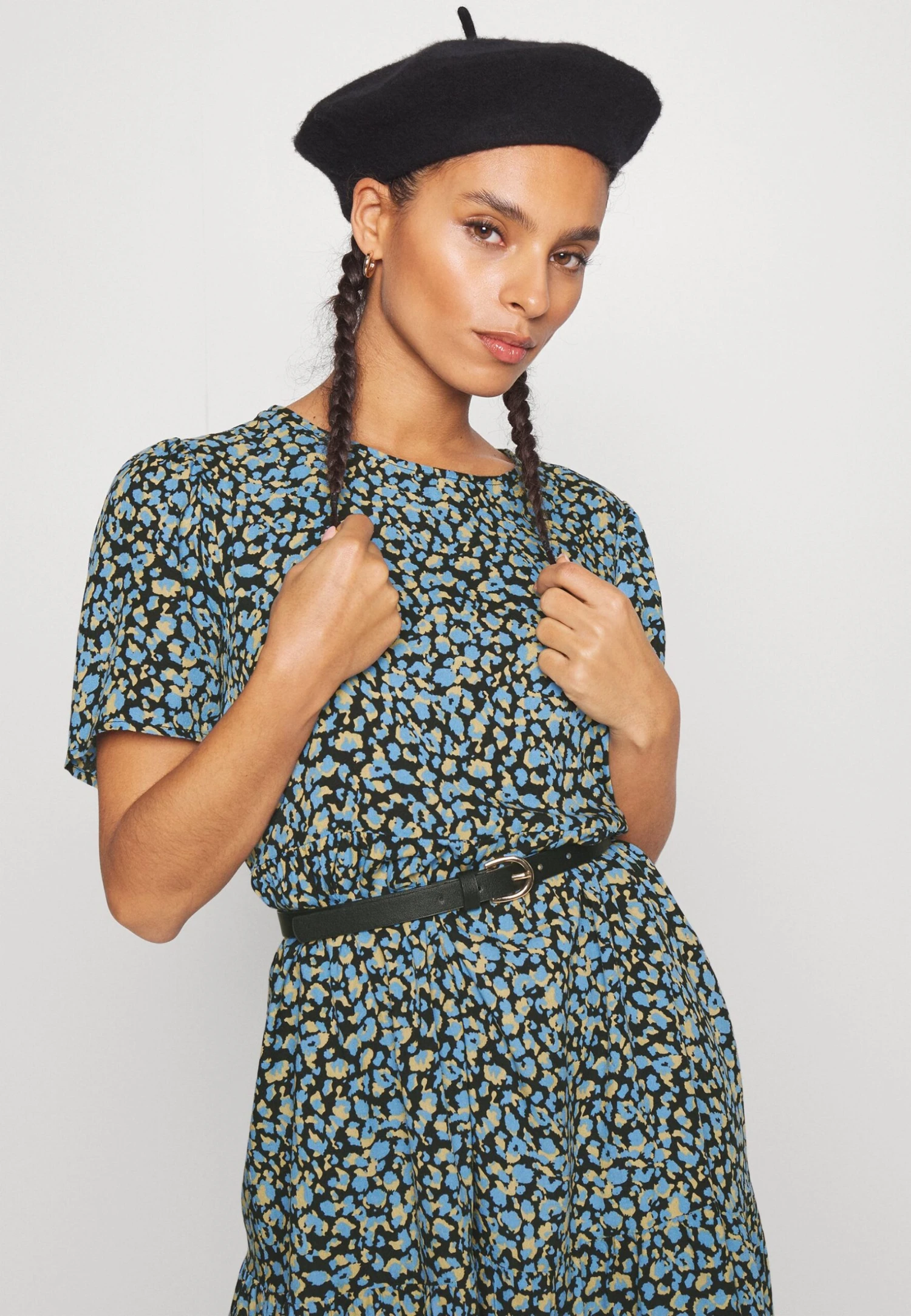 Pieces Petite Pcnya Dress - Vestido Informal - Black Leopard - Imagen 4